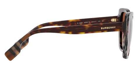 burberry brown round browline sunglasses|Burberry BE4393 Meryl M (54 .